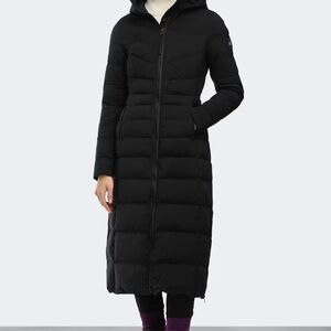Canada Goose Clair Long Coat Black Label (Black)